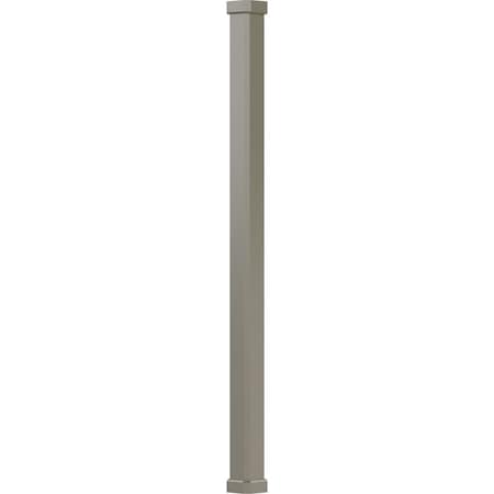 Ekena Millwork 6" x 8' Endura-Aluminum Craftsman Style Column Square Shaft (For Post Wrap Installation) Non-Tapered EA0608INPSFCRCR